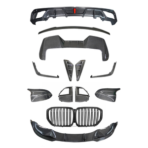 Oem chất lượng cao khô sợi carbon phía trước bumper môi cho bmw x5 g05 2022-up phía trước khuếch tán xe spoilers - Product Image 3