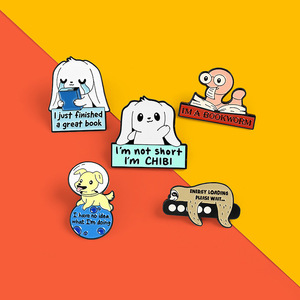 Jolis animaux Badges crabe broches revers pins cerf bijoux broches broche pour amis pour hommes pour sac - Product Image 5