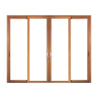 Fenêtres et portes à battants en aluminium de conception moderne, portes coulissantes en aluminium à double vitrage
