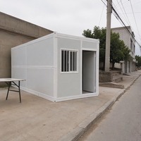 Maison préfabriquée pliable de type X, maison modulaire portable pour l'hébergement sur chantier, camp de travailleurs, bureau et chambre d'hôtes