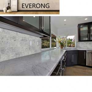 Personnalisé naturel Pisos de Marmol pierre <span class=keywords><strong>italienne</strong></span> Italie Bianco marbre blanc de Carrare EVabs avec bon prix pour revêtement de sol - Product Image 4