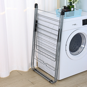 フリースタンディング<span class=keywords><strong>2</strong></span>層25M大型折りたたみ式金属ランドリー乾燥ラック - Product Image 6