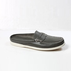 African Classic <strong>Men</strong> <strong>Slipper</strong> Latest Design Fashion Original Brand Genuine Leather Boat Shoes Sandals <strong>for</strong> <strong>Men</strong> - Product Image 2