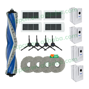 Cho Ecovacs debot X5 Pro X5 cộng với Robot Máy hút bụi phụ tùng phụ kiện chính con lăn bên bàn chải đống Lọc lau Pad túi bụi - Product Image 4