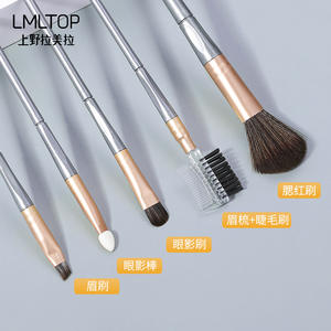 Juego de brochas de maquillaje Lmltop, 5 uds., cerdas de nailon, forma redonda para sombra de ojos L0963 - Product Image 4