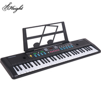Clavier électrique 61 touches, piano numérique portable, synthétiseur pour débutants et enfants