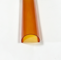 Abat-jour en PC givré ambré, résistant aux UV, pour tube LED T5, style chinois moderne, écologique, pour éclairage spécial
