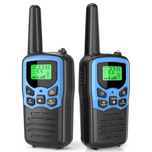 Talkie-walkie T5 compact pour extérieur, usage civil, avec lampe de poche, contrôle VOX, anti-interférence, portée de 0,5 km - Product Image 3