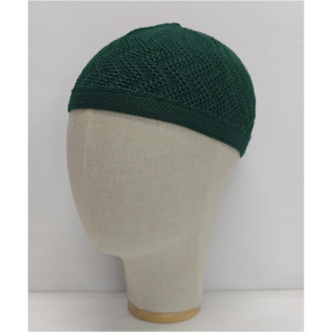 หมวก kufi ผ้าฝ้ายเนื้อนุ่มหมวกไหมพรมสไตล์ชาติพันธุ์ผ้าคอตตอนถักนิตติ้งหมวกสำหรับมุสลิมสวดมนต์กลางแจ้งแบบกำหนดเองได้ - Product Image 5