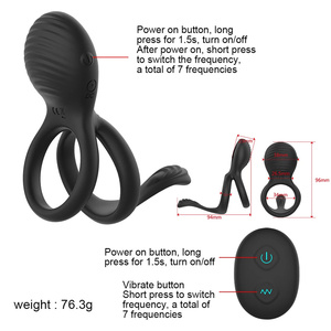 Amazon Bestseller Adult Vibrator & Penis Ring Fernbedienung Prostata-Massage gerät für Verzögerung Ejakulation Bestes Sexspielzeug für Männer - Product Image 6