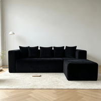 Canapé pliable en forme de L, moderne, mignon, confortable, de haute qualité, prix d'usine