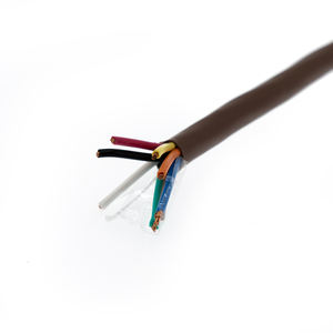 10AWG สายเคเบิล LVT 3แกนตัวนำทองแดงแข็งสำหรับ CUL สำหรับการควบคุมระบบปรับอากาศ300V ด้วยลวดสายดินที่เป็นฉนวนพีวีซี - Product Image 1