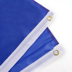 Bandiera Nautica di Alta Qualità Personalizzata 100% Poliestere Stile Volante Doppio Lato Giallo Stella Rosso Bianco Blu Segnali Nautici Bandiera di Acadia - Product Image 2