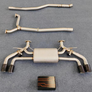 Tubos de Escape Catback de Alto Rendimiento OBM MM SS304/Titanio para <span class=keywords><strong>BMW</strong></span> <span class=keywords><strong>525</strong></span>/528/530 G30/G38 2.0T B48 2017-- Silenciador Valvetronic - Product Image 3