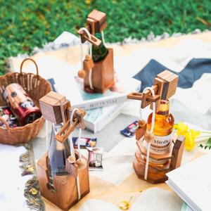 Puzzle en bois 3D personnalisé, sculpté à la main, pour adultes, défi personnel - Product Image 3