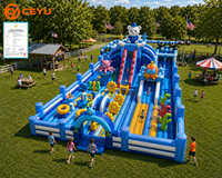 Ceyu Grand Centre de Jeux Thème Océan, Aire de Jeux Gonflable pour Parc d'Attractions, Château Gonflable, Prix d'Usine