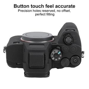 Funda Protectora de Silicona Suave con Textura de Litchi para Cámara <span class=keywords><strong>Sony</strong></span> <span class=keywords><strong>Alpha</strong></span> 7 V ILCE-7M5, Antideslizante y Resistente a Golpes - Product Image 4