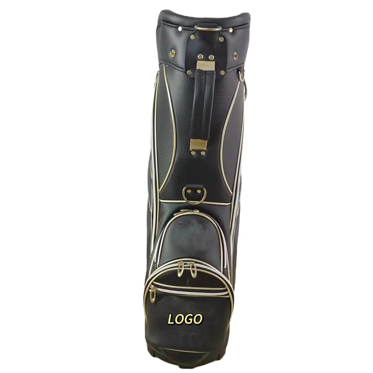 Wasserdichte benutzer definierte akzeptierte Outdoor Sport Golf Caddy Tasche PU Leder Golf Caddy Bag Factory
