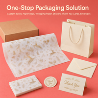 Papier d'emballage cadeau de Noël personnalisé en gros avec logo imprimé, papier de soie d'emballage de haute qualité pour vêtements et chaussures