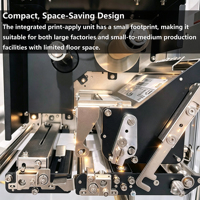 Máquina Etiquetadora Industrial CAB Squix 4 para Impresión y Aplicación de Etiquetas |   Aplicador Tamp-Blow/Wipe-On |   Motor de Papel |   Etiquetado de Palés de Cajas de Cartón