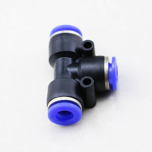 M4 M6 M8 M10 M12 M14 M16 Pe Serie 3 Weg Pneumatische Slip Lock Snel Aansluiten Plastic T-Pijp Connector Waterslang Buisfitting - Product Image 6