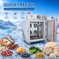 Vrieskast met vloeibare stikstof voor snelvriezen van durian, fruit en zeevruchten, ultra-lage temperatuur, automatisch.