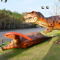 Modèle de dinosaure animatronique réaliste électrique pour parc d'attractions