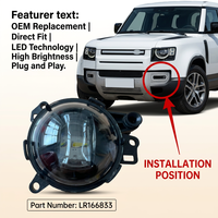 Feux antibrouillard avant OE LR166833 LED pour Land Rover Defender 2020-2025 L663 90 110 130 Pièces automobiles de haute qualité