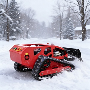 RC Crawler Type <b>Lawn</b> <b>Mower</b> With Snow Shovel 2-in-1 Remote Control Grass Cutting Machine SnowPlough ForGardenOrchard SnowClearing - Product Image 4