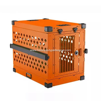 Grande cage pliable en aluminium pour chien, cage à chien robuste et portable, fournitures pour animaux de compagnie, transporteur de voyage pour grands chiens, intérieur et extérieur
