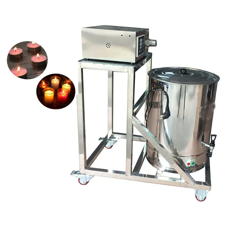 Semi Automatic Paraffin Paste Heated Depilation Wax Color Candle Making Candle Pouring Wax Filling Machine