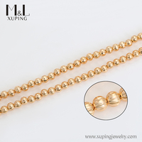 ML87707 XUPING ML Store Bijoux d'importation haut de gamme de Chine, ensemble collier et bracelet en or 18 carats, chaîne lourde