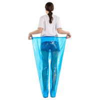 Einweg-Plastik Atmungsaktiver Komfortabler Damen-Regenmantel & Regenhose für Outdoor-Camping und Wandern