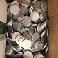 Cercles en aluminium épais découpés au laser Disque de coupe Limace en aluminium Granulés d'aluminium ronds de petite taille pour flacon pulvérisateur