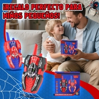 Talkie-walkie sans fil Spider en gros, longue portée, portable avec cordon, pour enfants, camping en plein air, jouet électronique