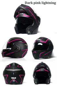 Casco de motociclismo ECE DOT abatible hacia arriba para hombre y mujer, Casco <span class=keywords><strong>Modular</strong></span> de alta gama, Predator - Product Image 4