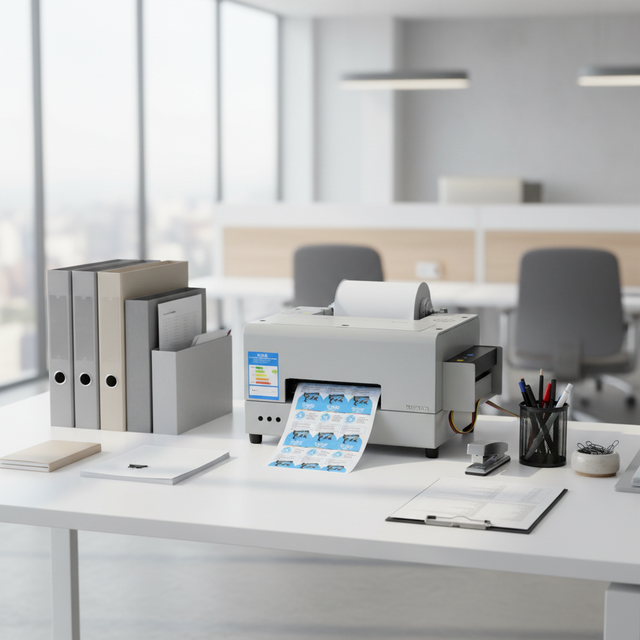 6 Colors Roll to Roll Label Printer A4 Label Printer with Continuous Ink Supply Perfect for Bulk Orders