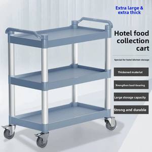 Chariot de collecte alimentaire manuel durable, conçu pour les hôtels et les salles à manger à fort trafic, idéal pour le nettoyage - Product Image 6