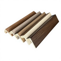 Moulure de cadre de porte en bois polie à la main, résistante à l'humidité, pour entrée de chambre, installation facile, décor en bois