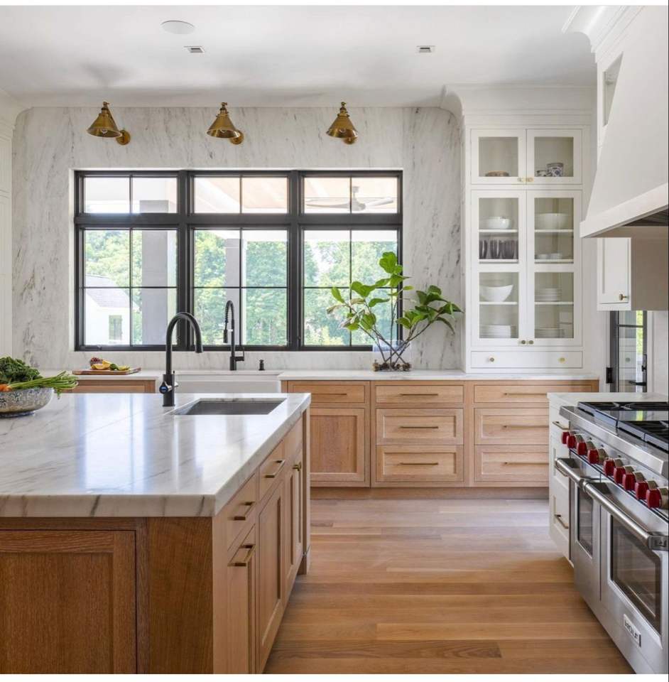 White Oak Shaker Custom Solid Wood Kitchen Cabinet with Faucet & Hinge ...