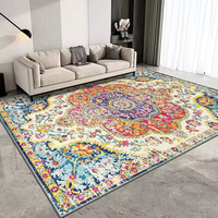 0191 Luxuriöser Orientalischer Haushalts-Teppich Traditionelles Asiatisches Persisches Muster Kurzhaariger Samt-Teppich für Wohnzimmer