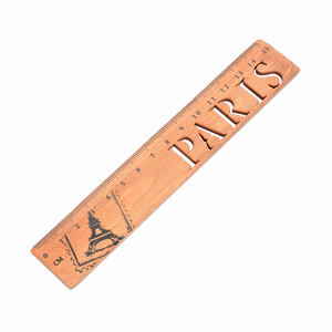 Diseño de alta calidad hecho de regla de madera duradera Diseño de impresión Reglas de estudiante de Niños de madera Suministros de oficina Escuela <span class=keywords><strong>primaria</strong></span> - Product Image 1