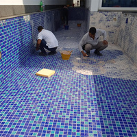 UV-beständige Mosaik-PVC-Schwimmbadfolie für Aufstellpools