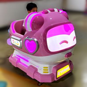 <span class=keywords><strong>Voiture</strong></span> électrique à bascule pour enfants à pièces, jouet à monnaie, rose, pour intérieur, à <span class=keywords><strong>louer</strong></span>, modèle Happy Swing Car, vente chaude - Product Image 4