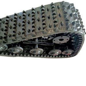 مسار مطاطي لسكوتر الثلج، زاحف مطاطي للمركبات الثلجية/آلات إزالة الثلوج للروبوتات - Product Image 1