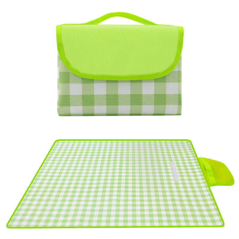 Green and white checkered