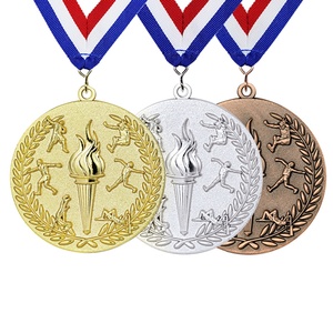 Medals Manufacturers Wholesale 3D <b>Metal</b> Award Trophy Gold Silver Bronze Medal Custom Sports Cricket Medals - Product Image 3
