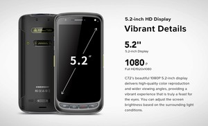 CHAINWAY C72 RFID NFC, Teléfono Inteligente Industrial Resistente con Código de Barras, Android 13, Dispositivo Portátil para Logística DHL 2D - Product Image 5