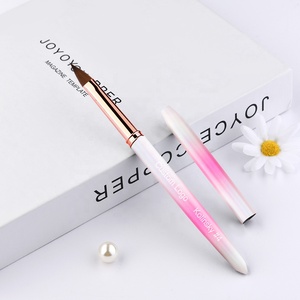 <span class=keywords><strong>2022</strong></span> nuevo Rosa degradado 100% Kolinsky cepillo de <span class=keywords><strong>uñas</strong></span> de tamaño 2 4 6 3D Diseño de Arte de <span class=keywords><strong>uñas</strong></span> cepillo Kolinsky flor - Product Image 3