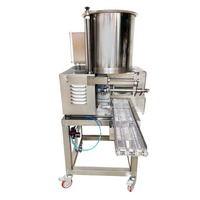 Machine commerciale entièrement automatique pour la fabrication de tourtes aux poissons, aux crevettes et aux pommes de terre, machine à faire des tourtes aux hamburgers